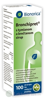 Bronchipret s tymianom a brečtanom sirup sir (liek.skl.) 1x100 ml