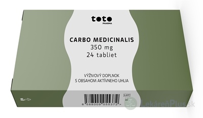 TOTO CARBO MEDICINALIS 350 MG tbl 1x24 ks