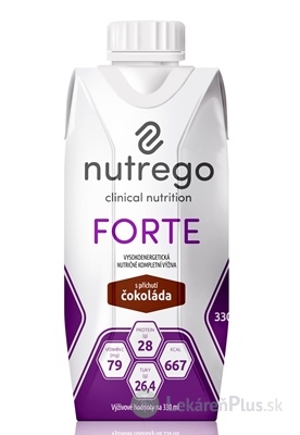 Nutrego FORTE s príchuťou čokoláda 12x330 ml