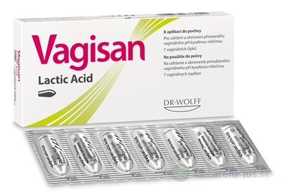 Vagisan Lactic Acid vaginálne čapíky s kyselinou mliečnou 1x7 ks