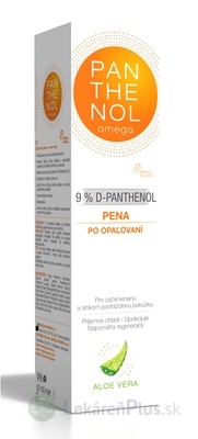 omega PANTHENOL 9% ALOE VERA pena po opaľovaní 1x150 ml