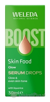 WELEDA Skin Food Glow SERUM DROPS s extraktom zo sladkého drievka 1x30 ml