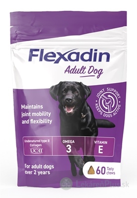 Flexadin Adult Dog žuvacie tablety pre psov 1x60 ks