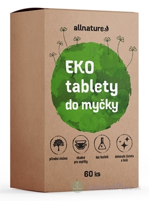 Allnature EKO tablety do umývačky 1x60 ks