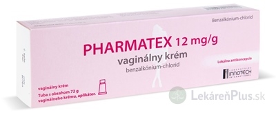 PHARMATEX 12 mg/g vaginálny krém crm vag (tuba Al) 1x72 g