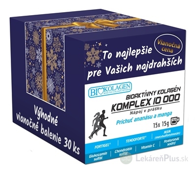 asp BIOAKTÍVNY KOLAGEN KOMPLEX Vianoce nápoj v prášku, vrecúška 30x15 g (450 g)