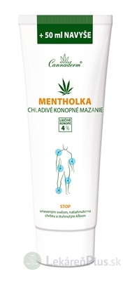 Cannaderm MENTHOLKA  chladivé konopné mazanie 1x250 ml