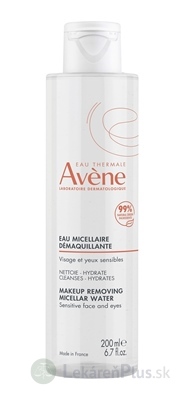 AVENE MICELÁRNA VODA na odlíčenie citlivá pleť a oči 1x200 ml