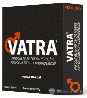 VATRA pre mužov gél na perorálne použitie 6x7 g (42 g)