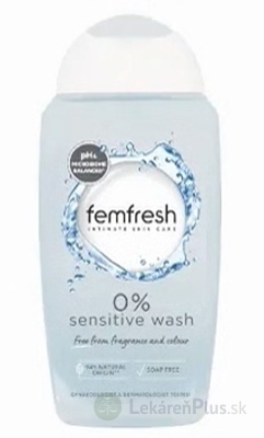 Femfresh Sensitiv Intímna umývacia emulzia bez parfumácie 1x250 ml