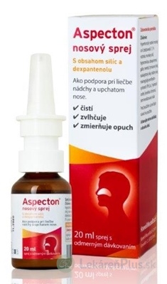 Aspecton nosový sprej s obsahom silíc a dexpantenolu 1x20 ml