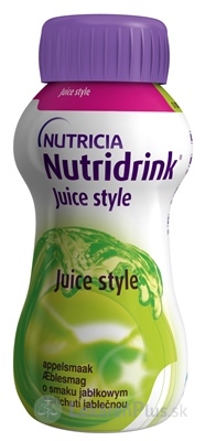 Nutridrink Juice Style s jablkovou príchuťou (inov.2021) 4x200 ml (800 ml)