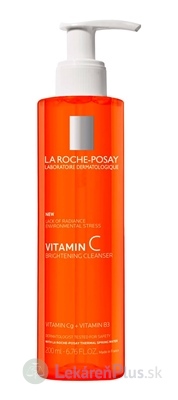 LA ROCHE-POSAY VITAMÍN C BRIGHTENING CLEANSER penivý gél 1x200 ml