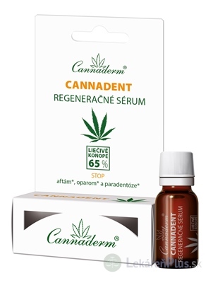 Cannaderm CANNADENT regeneračné sérum na afty a opary 1x5 ml