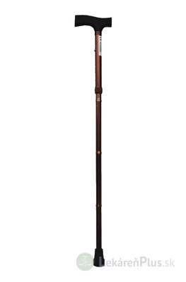 FAZZINI PALICA skladacia odľahčená hnedá, nastaviteľná (82-92 cm) 1x1 ks