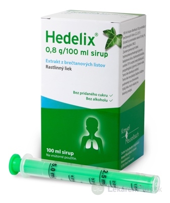 Hedelix sir (fľ.skl.jantár.+dávkov.striek.) 1x100 ml