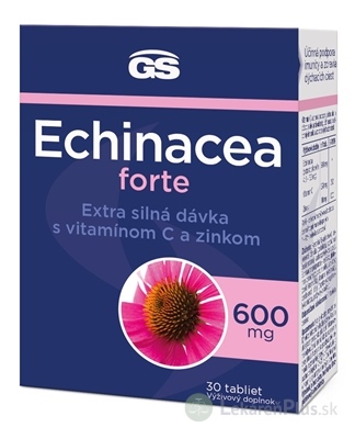 GS Echinacea FORTE 600 tbl (inov.2023) 1x30 ks