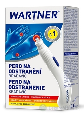 Wartner Pero na odstránenie bradavíc 1x1 ks