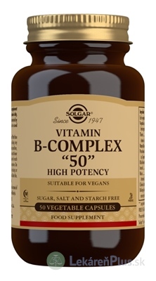 Solgar Vitamín B-komplex 50 cps 1x50 ks