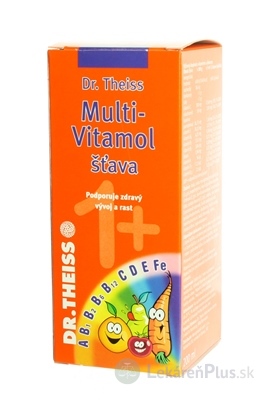 Dr.Theiss MULTI-VITAMOL ŠŤAVA 1+ 1x200 ml