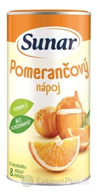 Sunar Rozpustný nápoj Pomarančový v prášku (od ukonč. 8. mesiaca)(inov.2023) 1x200 g