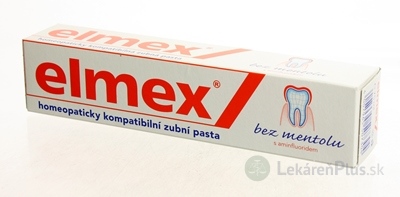 ELMEX BEZMENTOLOVÁ ZUBNÁ PASTA 1x75 ml