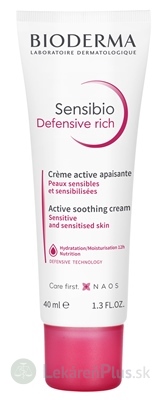 BIODERMA Sensibio Defensive rich krém 1x40 ml