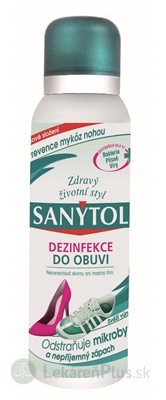 SANYTOL DEZINFEKCIA Do obuvi Sprej 1x150 ml