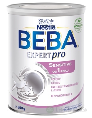 BEBA EXPERT pro SENSITIVE od 1 roku mliečna výživa (od ukonč. 12. mesiaca) 1x800 g