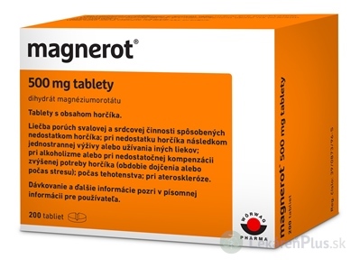 MAGNEROT 500 mg tbl (blis.PVC/Al) 1x200 ks