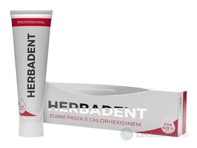 HERBADENT PROFESSIONAL zubná pasta s CHX 0.12% 1x40 g