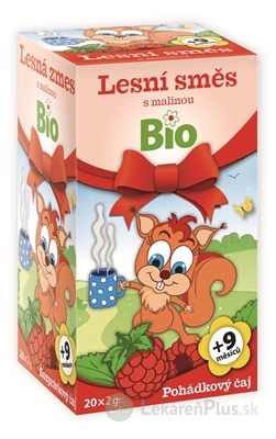 APOTHEKE ROZPRÁVKA Lesná zmes s malinou Bio ovocný čaj (od ukončeného 9. mesiaca) 20x2 g (40 g)