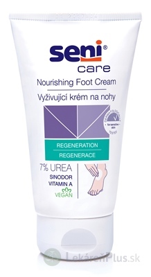 Seni Care Vyživujúci krém na nohy (inov. 2020) 7% urea, regeneracia, 1x100 ml