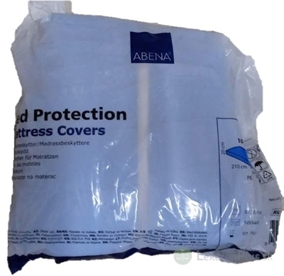 ABENA NÁVLEK NA POSTEĽ PVC MODRÝ (rozmer 210x90 cm) 1x10 ks