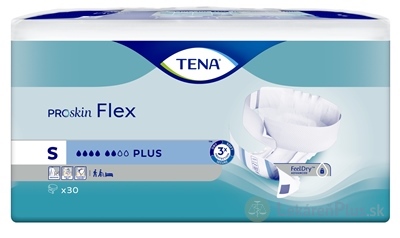 TENA Flex Plus S inkontinenčné nohavičky s rýchloupevňovacím pásom (inov.2022) 1x30 ks