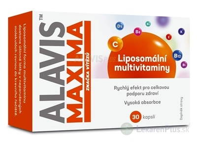 ALAVIS MAXIMA Lipozomálny MULTIVITAMÍN cps 1x30 ks