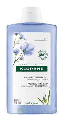 KLORANE ŠAMPÓN s BIO ľanom jemné vlasy bez objemu 1x400 ml
