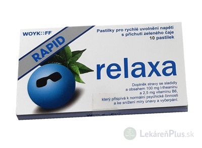 relaxa RAPID - Woykoff pastilky 1x10 ks