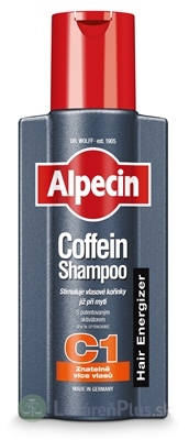 ALPECIN Energizer Coffein Shampoo C1 kofeínový šampón proti vypadávaniu vlasov 1x250 ml