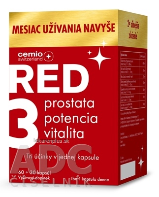 Cemio RED3 cps 60+30 (darček 2023) 1x90 ks