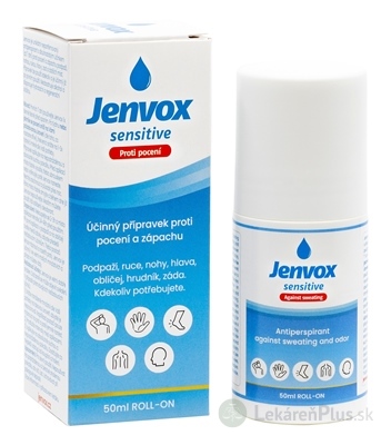 Jenvox sensitive Proti poteniu roll-on antiperspirant 1x50 ml