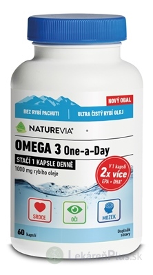 NATUREVIA OMEGA 3 One-a-Day 1000 mg cps 1x60 ks