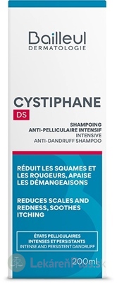CYSTIPHANE DS Intenzívny šampón - Bailleul proti lupinám 1x200 ml