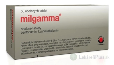 MILGAMMA tbl obd 50 mg/250 µg 1x50 ks