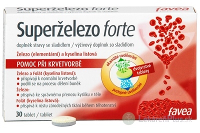 favea Superželezo forte tbl 1x30 ks