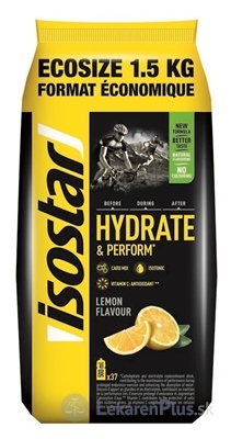 Isostar HYDRATE & PERFORM Lemon izotonický nápoj v prášku s citrónovou príchuťou 1x1500 g