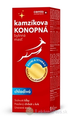 Cemio Kamzíkova konopná masť chladivá (inov.2024, súťaž) 1x200 ml