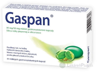 Gaspan 90 mg/50 mg cps enm (blis.PVC/PVDC/Al) 1x14 ks