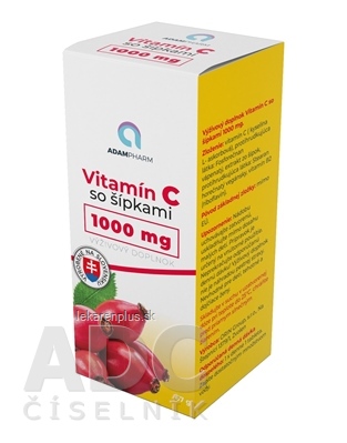 ADAMPharm Vitamín C 1000 mg so šípkami tbl 1x60 ks