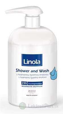 Linola Shower and Wash emulzný gél 1x500 ml